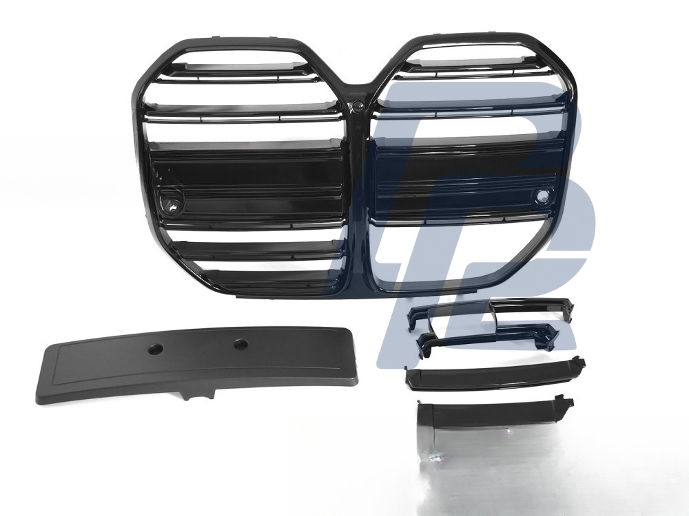 Grille Gloss Black for BMW G26 Gran Coupe 2021–2024 - 4