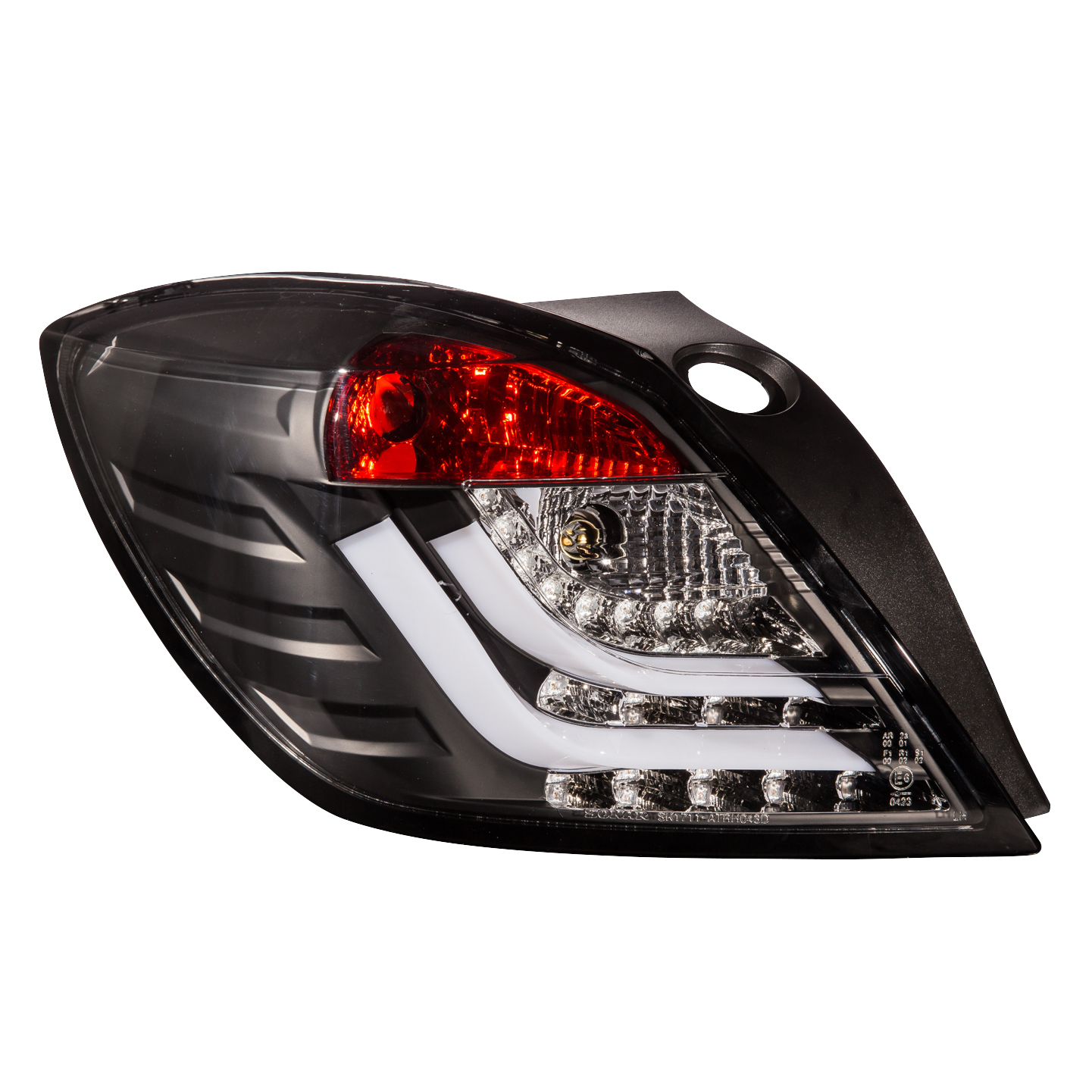 OPEL ASTRA H GTC 05-08 LED TAILLIGHTS SET BLACK