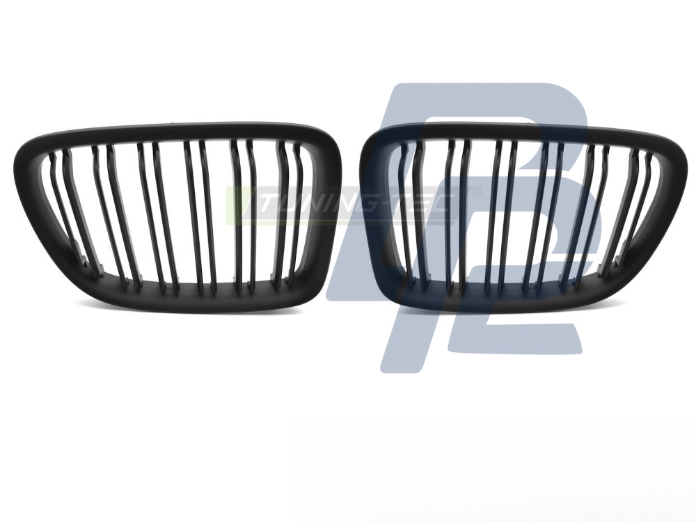 Grille Sport Matt Black Double-Slat for BMW X1 E84 2009–2014 - 3