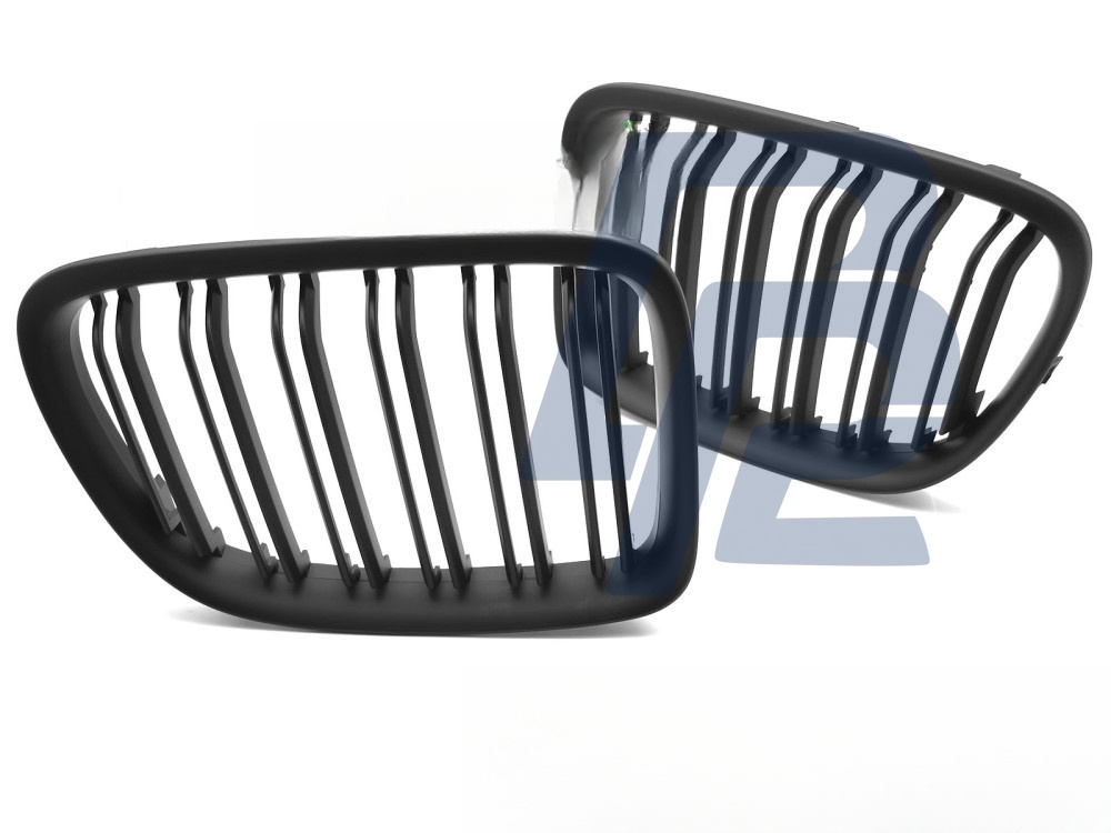 Grille Sport Matt Black Double-Slat for BMW X1 E84 2009–2014 - 4