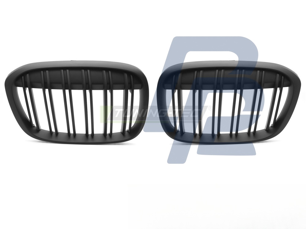 Grille Sport Matt Black Double-Slat for BMW X1 F48 2015–2020 - 5