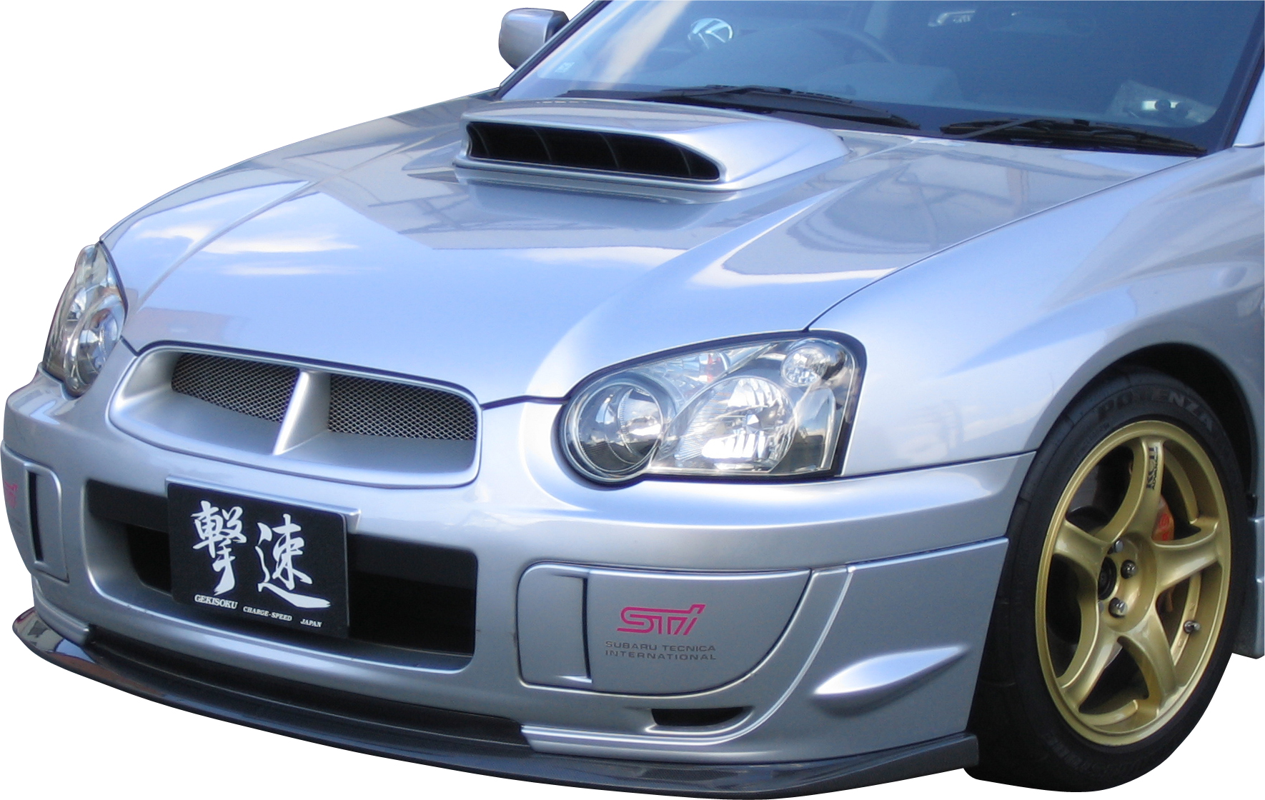 IMPREZA GDA/B 00-03 CHARGESPEED FRÄMRE STÖTFÅNGARELÄPP BOTTOMLINE-1