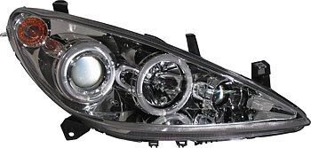 PEUGEOT 307 01-05 HEADLIGHTS SET CLEAR
