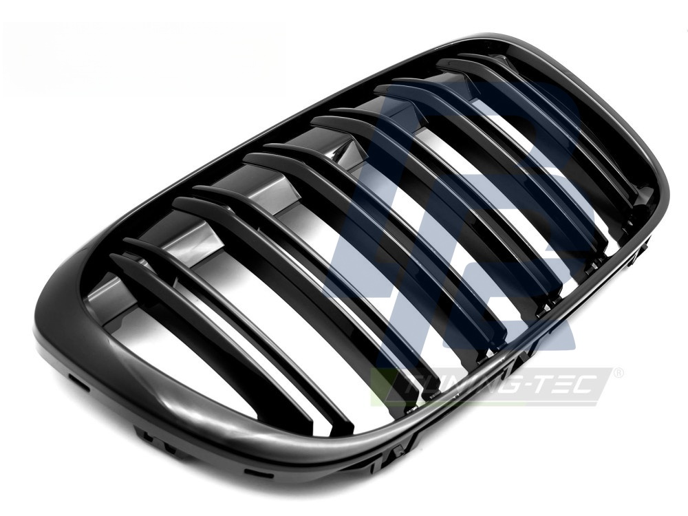 Grille Sport Gloss Black Double-Slat for BMW X1 F48 2015–2020 - 5