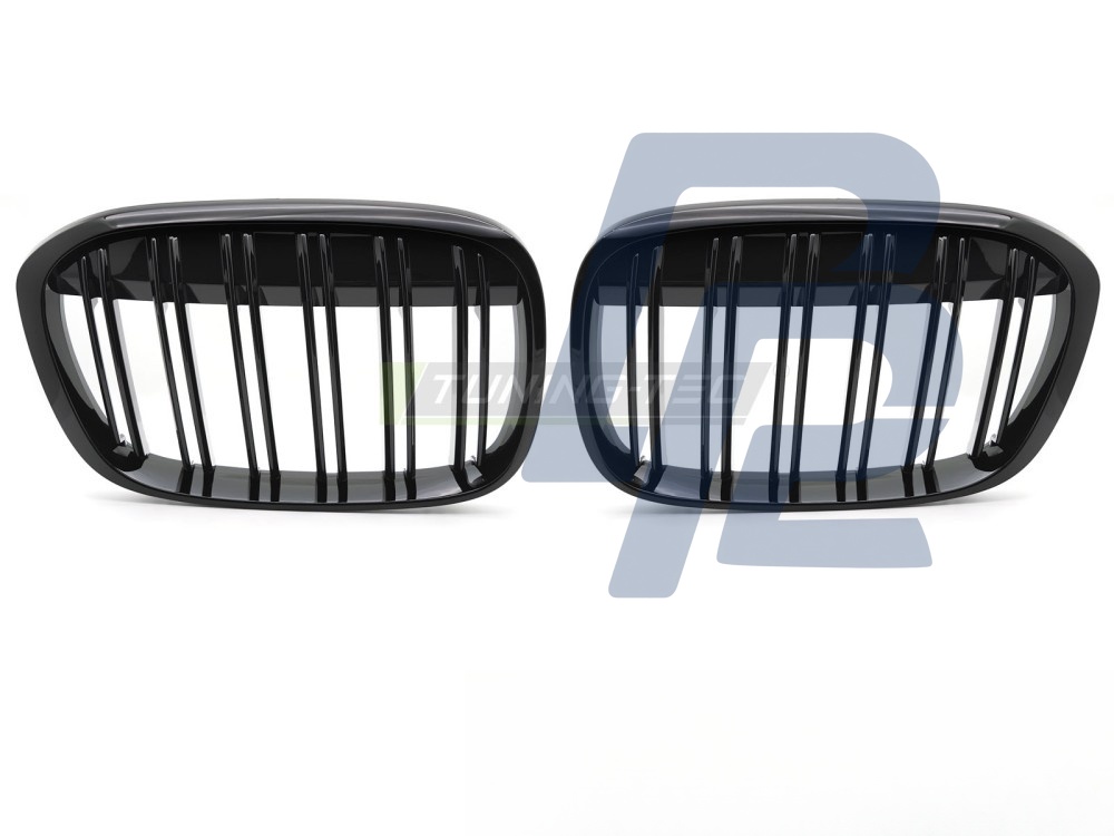 Grille Sport Gloss Black Double-Slat for BMW X1 F48 2015–2020 - 3