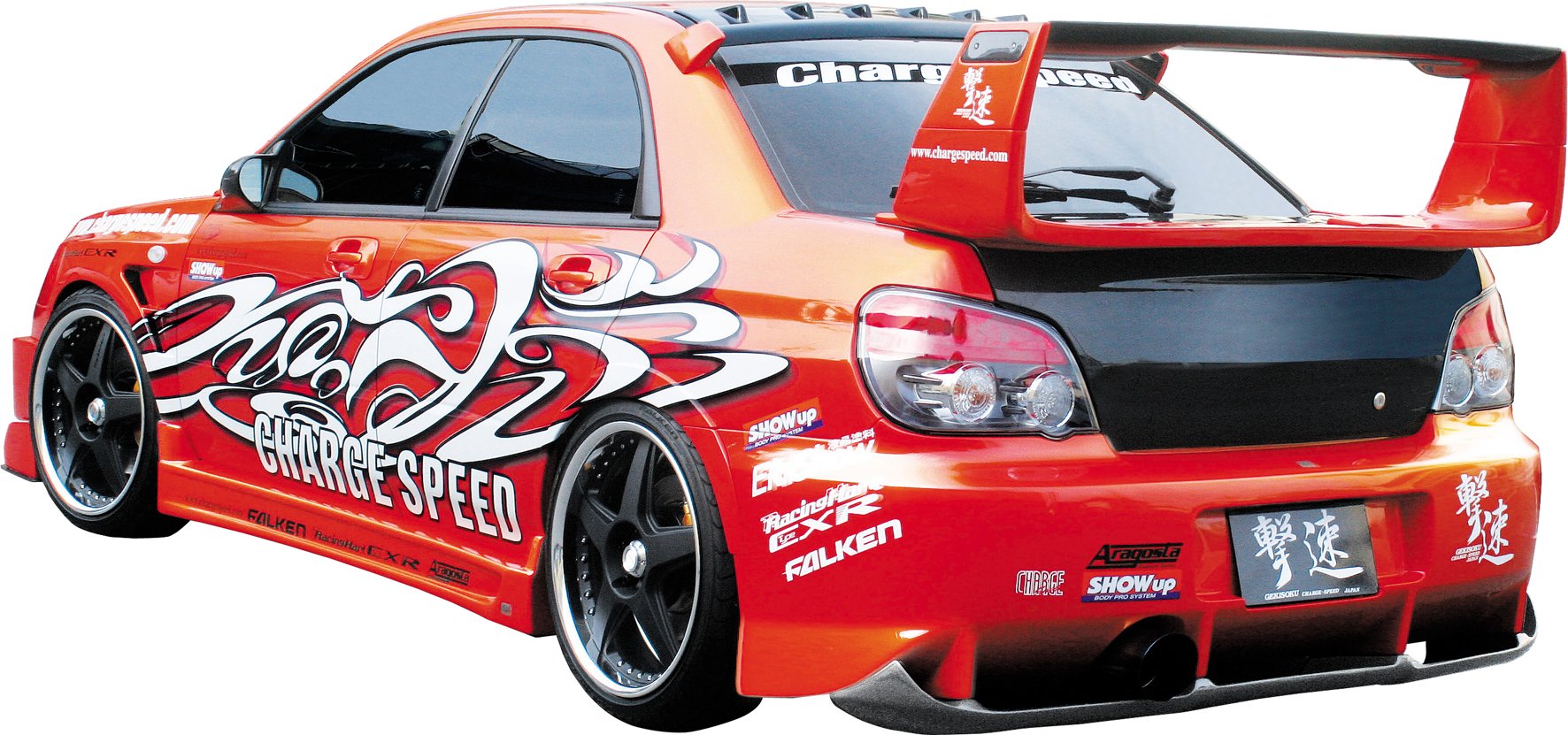 IMPREZA GDC-G 04-07 CHARGESPEED REAR BUMPER TYPE-2