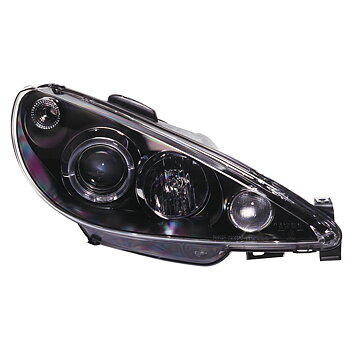 PEUGEOT 206 02+ GTI 99+ HEADLIGHTS SET CLEAR