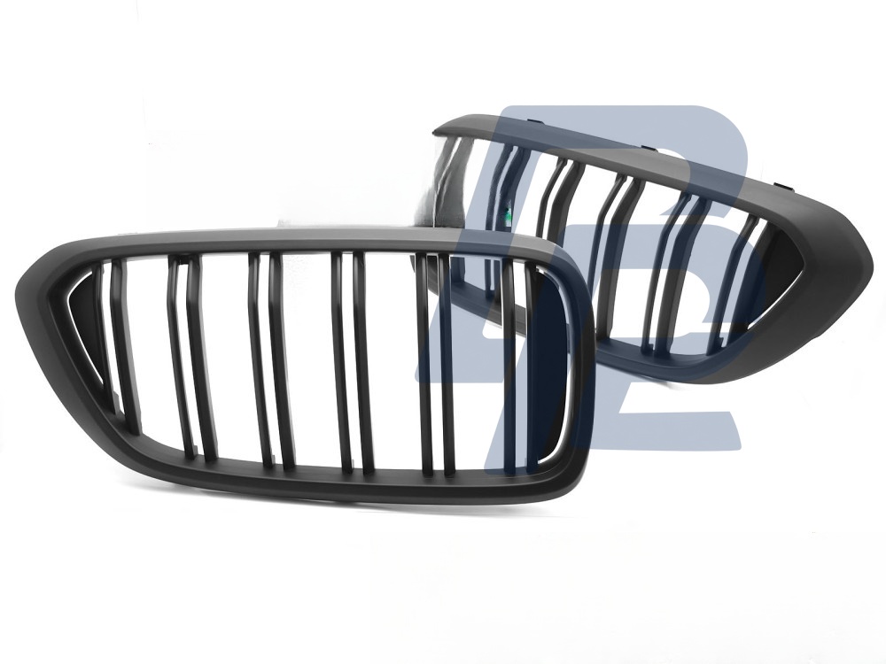 Grille Sport Matt Black Double-Slat for BMW G32 2017–2020 - 3