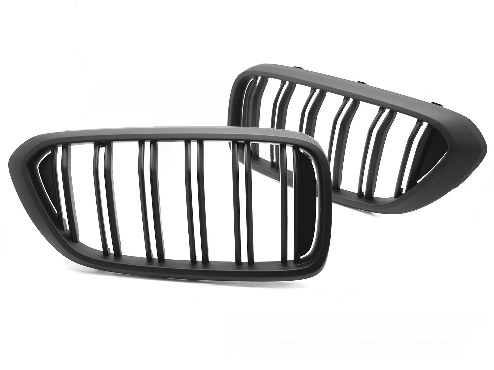 GRILL SPORT SVART MATT DUBBELRIBBAD TILL BMW G32 2017-2020