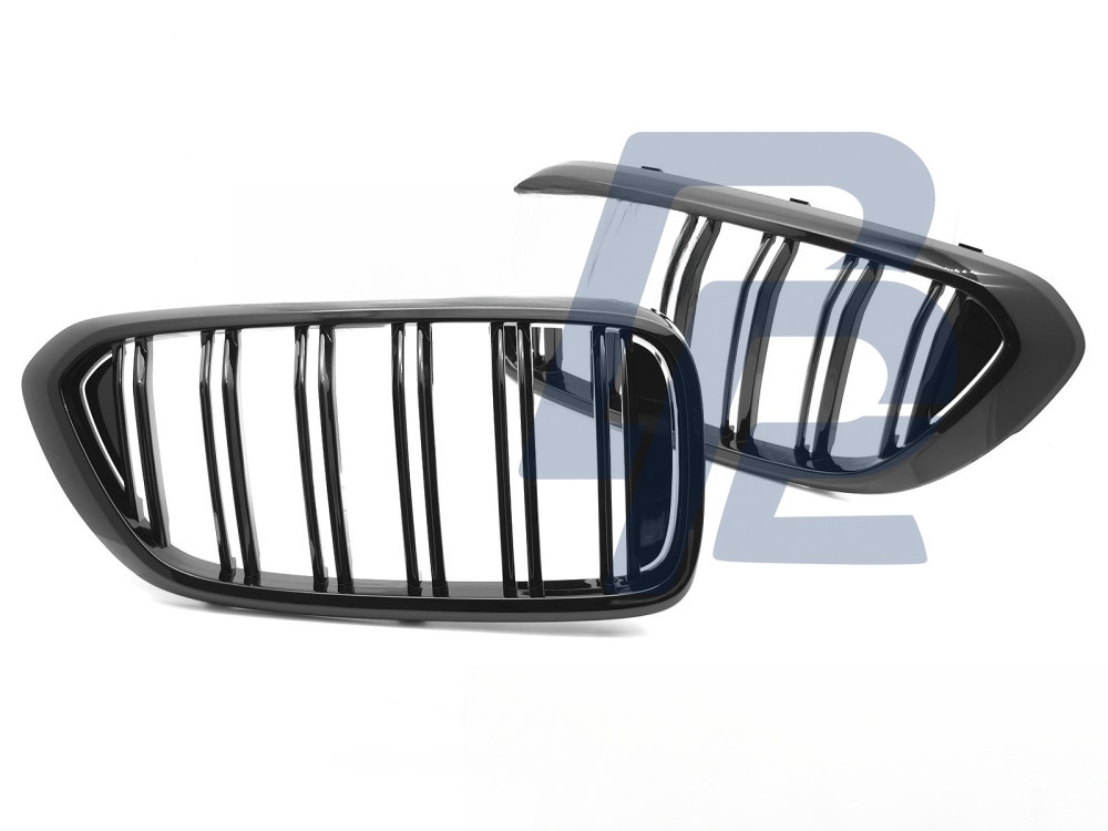 Grille Sport Gloss Black Double-Slat for BMW G32 2017–2020 - 3