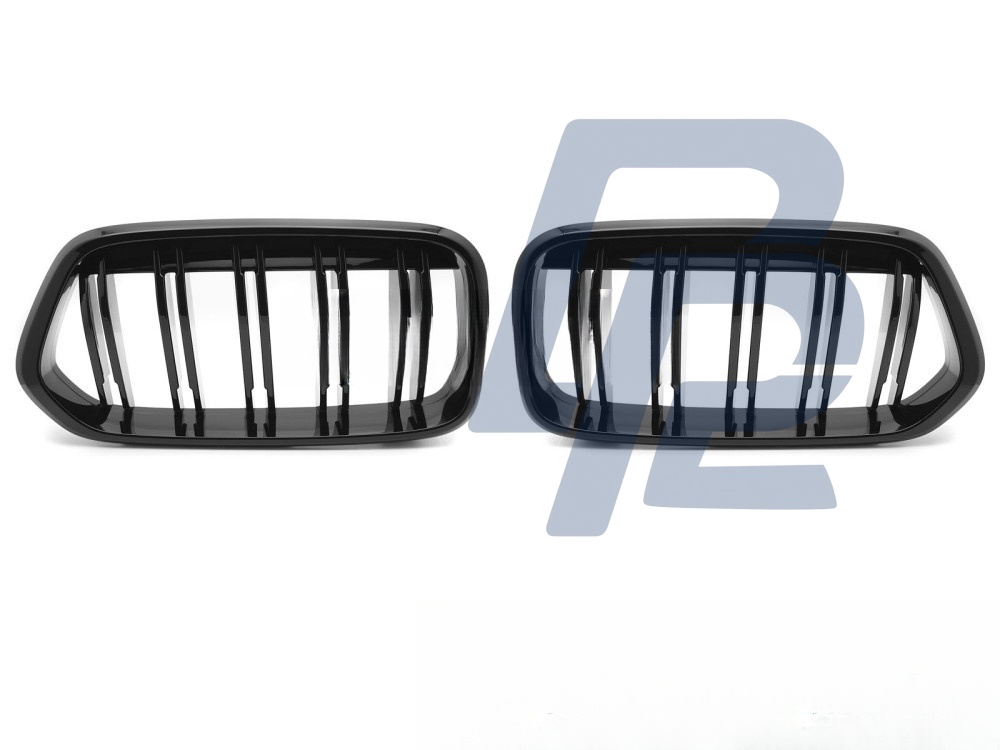 Grille Sport Gloss Black Double-Slat for BMW X2 F39 2018–2023 - 5