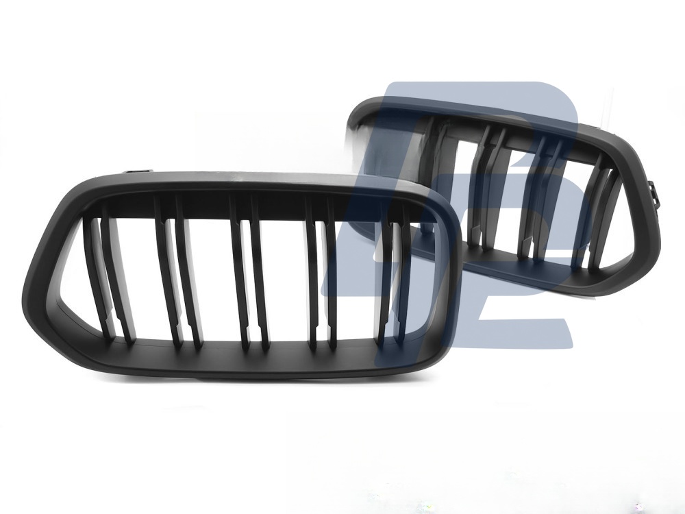 Grille Sport Matt Black Double-Slat for BMW X2 F39 2018–2023 - 2