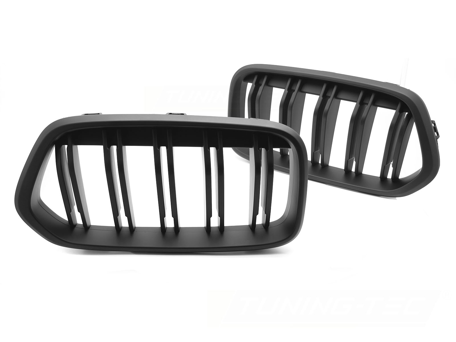 GRILL SPORT SVART MATT DUBBELRIBBAD TILL BMW X2 F39 2018-2023