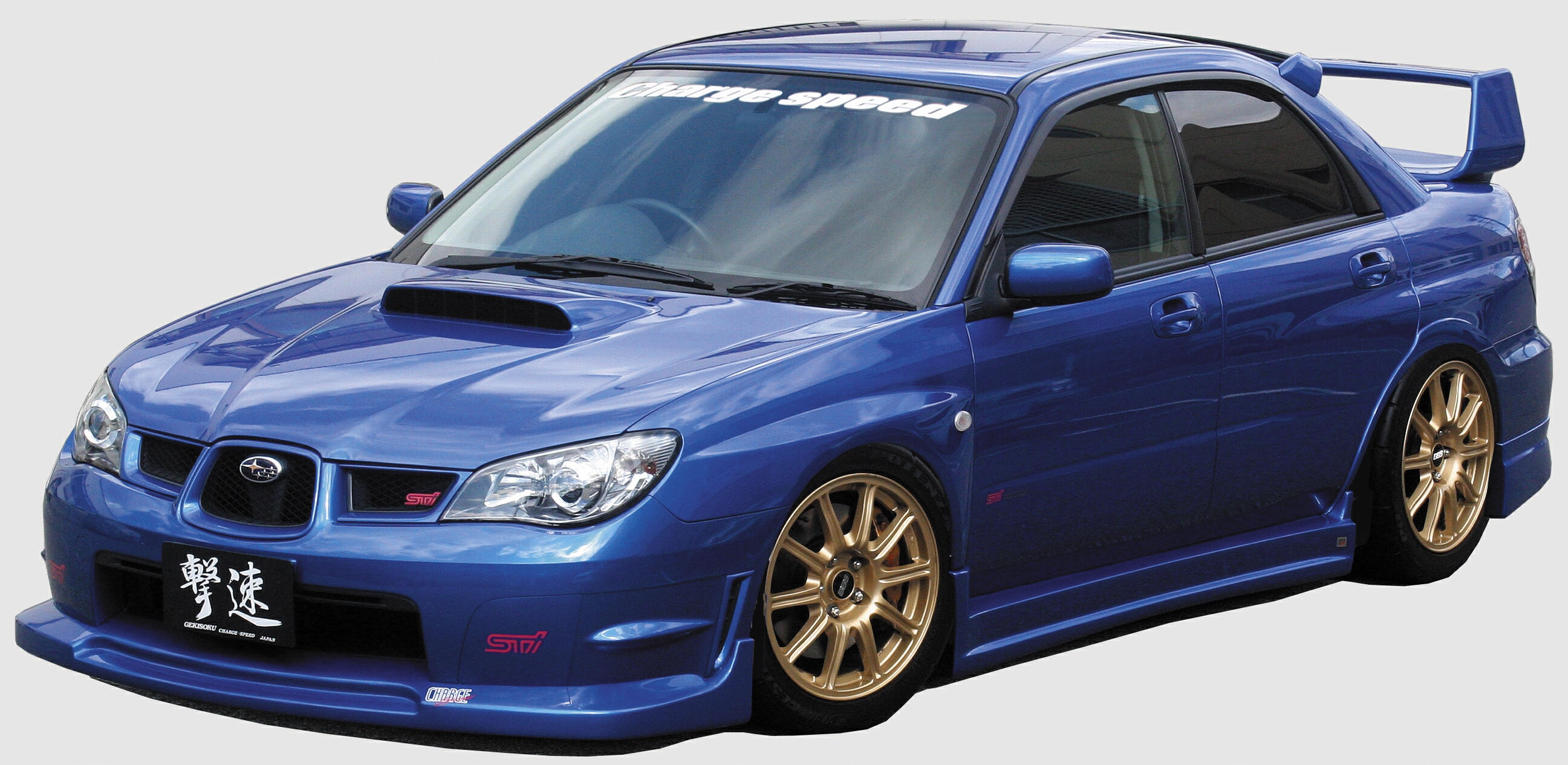 IMPREZA GDF/G 06-07 CHARGESPEED FRONT BUMPERLIP S-TYPE