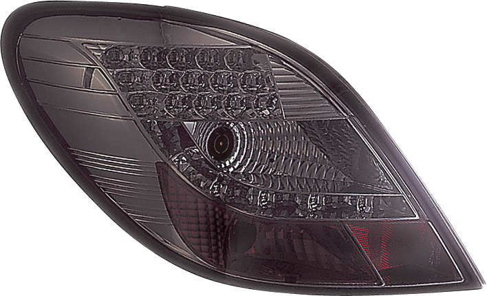 PEUGEOT 207 LED TAILLIGHTS SET SMOKE