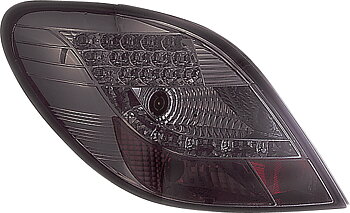 PEUGEOT 207 LED TAILLIGHTS SET SMOKE