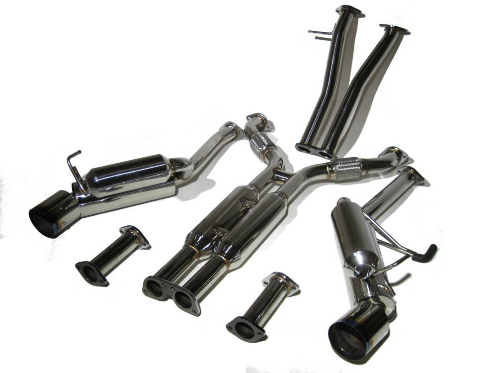 NISSAN 350Z/G35/V35 HKS LOOK DUAL TIP CATBACK EXHAUST SYSTEM