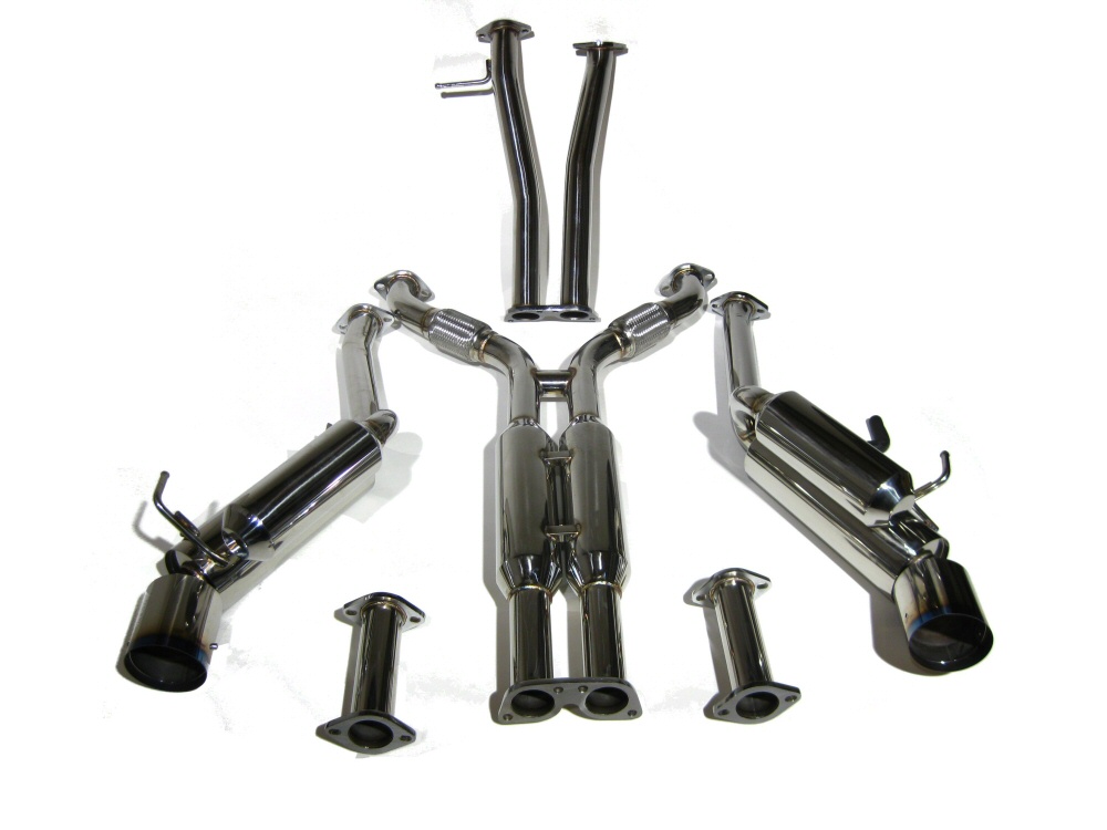 NISSAN 350Z/G35/V35 HKS LOOK DUAL TIP CATBACK EXHAUST SYSTEM - 3