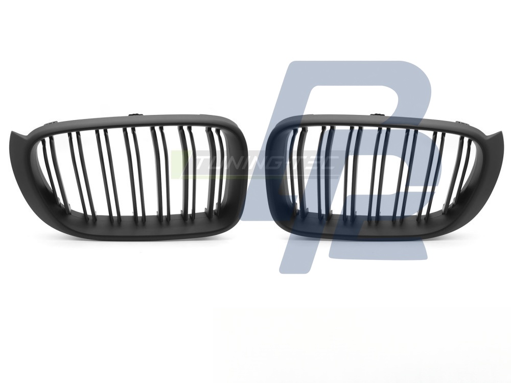 Grille Sport Matt Black Double-Slat for BMW X3 F25 LCI 2014–2017 / X4 F26 2014–2018 - 5