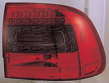 PORSCHE CAYENNE 03-08 LED TAILLIGHTS SET RED/SMOKE