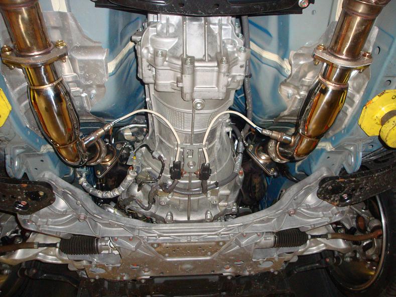 NISSAN 370Z  09+ RACE CATALYTIC CONVERTORS MEGAN RACING - 2