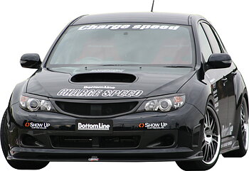 IMPREZA WRX STI 08+ CHARGESPEED FRONT BUMPERLIP BOTTOMLINE