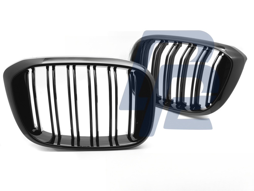 Grille Sport Gloss Black Double-Slat for BMW X3 G01 2017–2021 / X4 G02 2018–2021 - 2