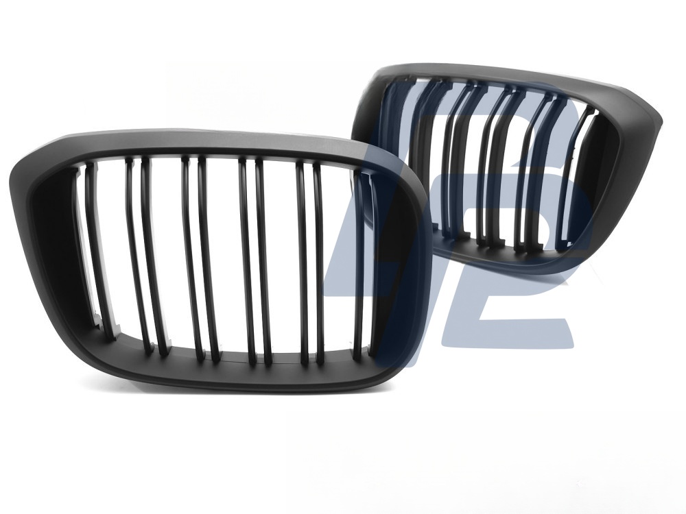 Grille Sport Matt Black Double-Slat for BMW X3 G01 2017–2021 / X4 G02 2018–2021 - 2