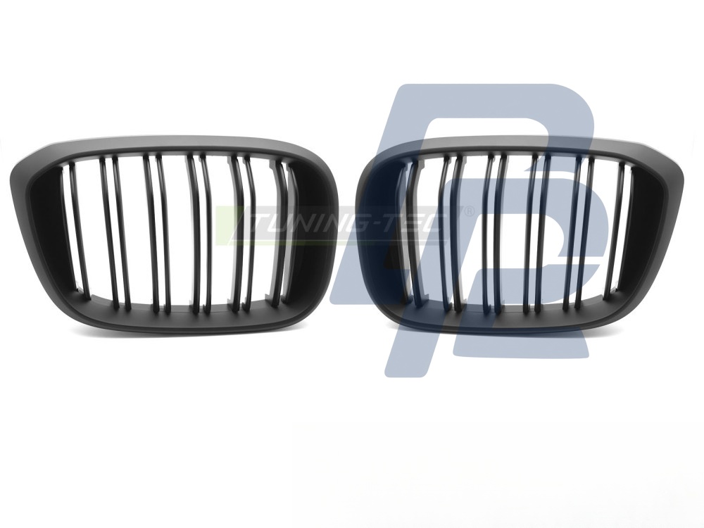 Grille Sport Matt Black Double-Slat for BMW X3 G01 2017–2021 / X4 G02 2018–2021 - 4