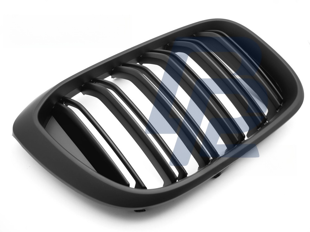 Grille Sport Matt Black Double-Slat for BMW X3 G01 2017–2021 / X4 G02 2018–2021 - 3