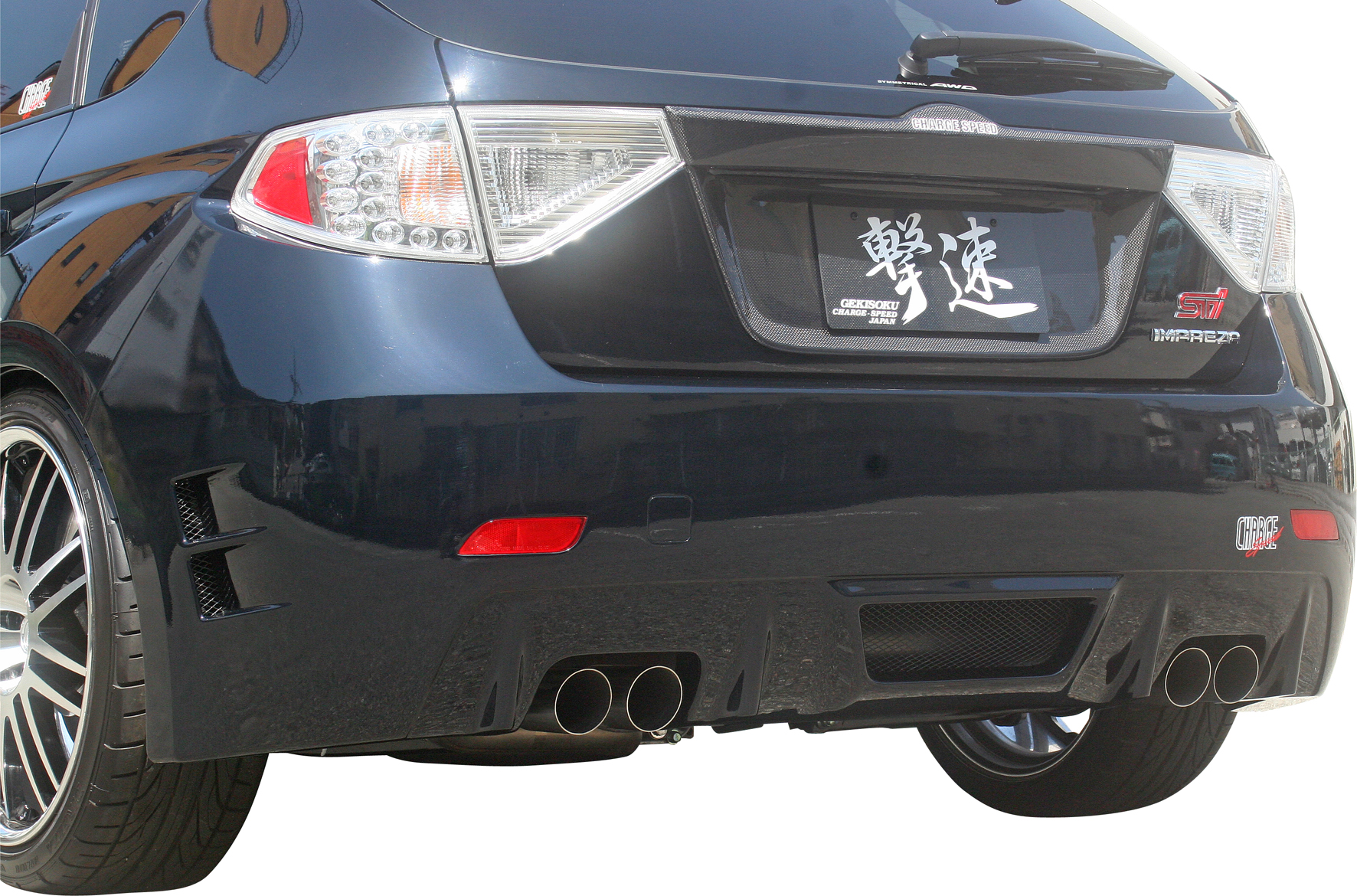 IMPREZA WRX STI 08+ CHARGESPEED REAR BUMPER TYPE-1