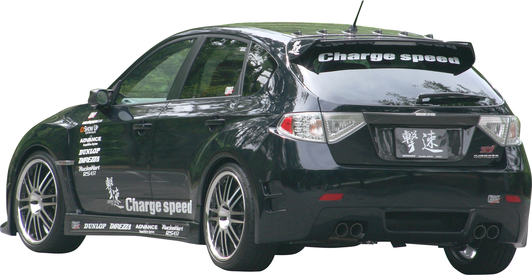 IMPREZA WRX STI 08+ CHARGESPEED REAR BUMPER TYPE-2