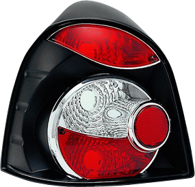 RENAULT TWINGO 01-06 TAILLIGHTS SET BLACK