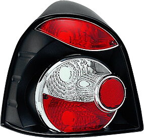 RENAULT TWINGO 01-06 TAILLIGHTS SET BLACK
