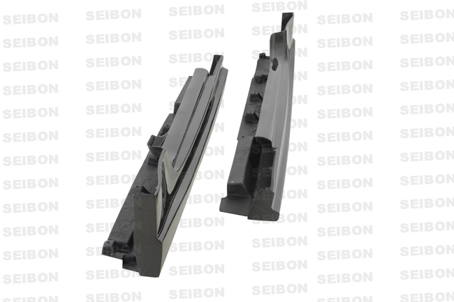 NISSAN 370Z 09+ SEIBON NS CARBON SIDESKIRTS SET - 2