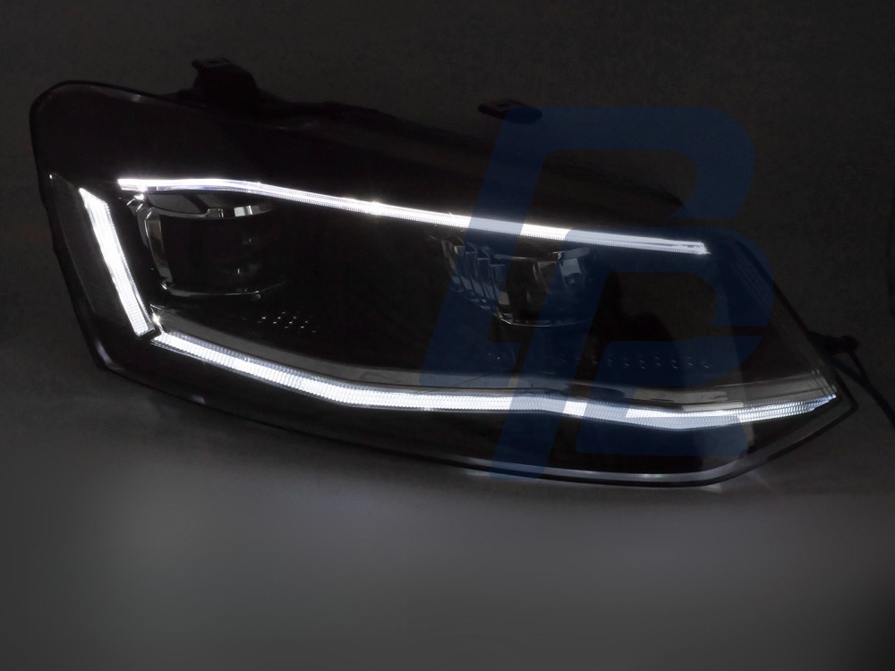 Headlights LED Silver DRL Sequential for VW Polo 6R 2009–2017 - 2