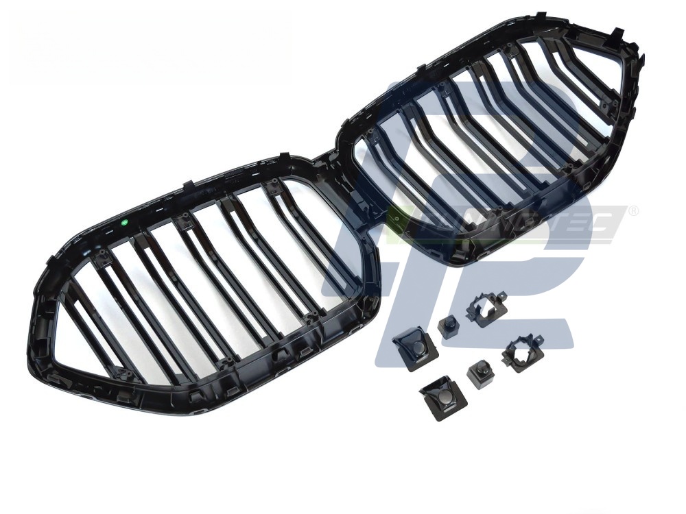 Grille Sport Gloss Black Double-Slat for BMW X6 G06 2019–2023 - 4