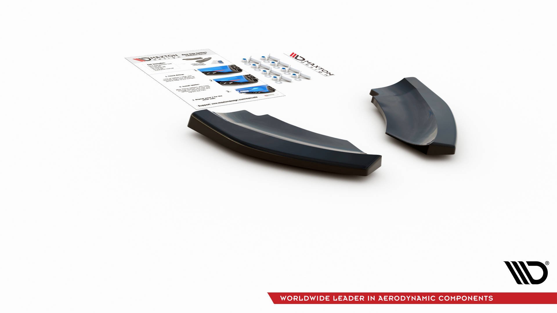Rear Side Splitters Mini Countryman Mk2 F60 JCW - 6