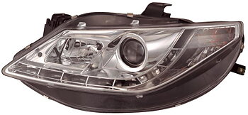 SEAT IBIZA 6J 08-12 HEADLIGHTS SET CLEAR