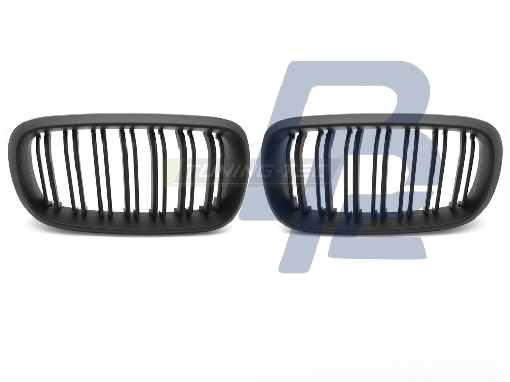 Grille Sport Matt Black Double-Slat for BMW X5 F15 2013–2018 / X6 F16 2014–2019 - 4