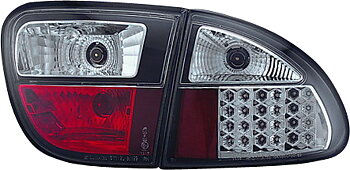 SEAT LEON 1M 99-05 LED TAILLIGHTS SET BLACK