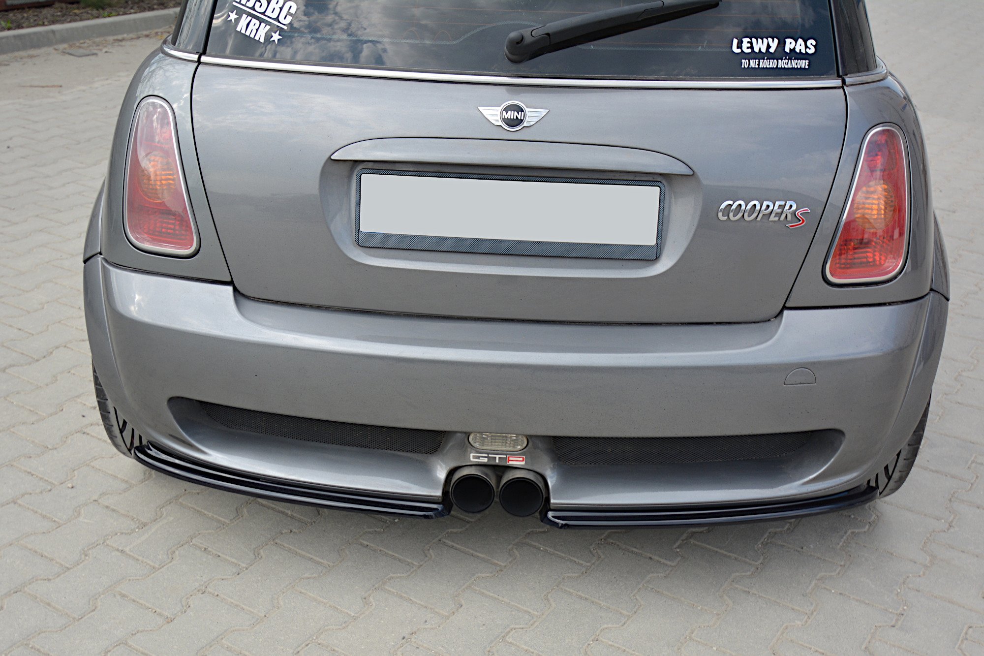 Rear Side Splitters Mini Cooper R53 S JCW (2003-2006)