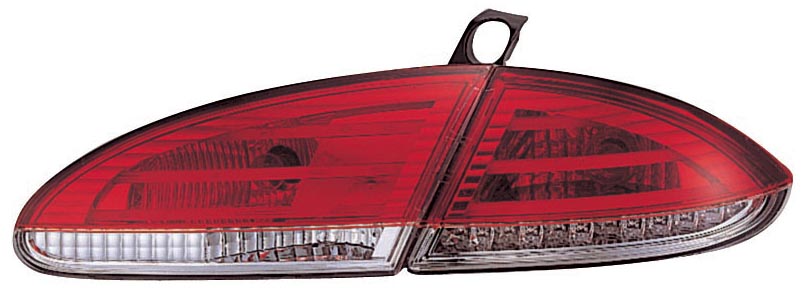 SEAT LEON 1P 05-09 LED TAILLIGHTS SET RED/CLEAR