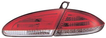 SEAT LEON 1P 05-09 LED TAILLIGHTS SET RED/CLEAR