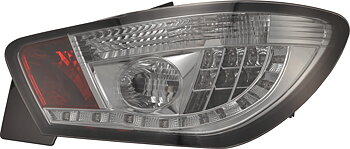 SEAT IBIZA 3D 6J 08+ LED TAILLIGHTS SET SMOKE