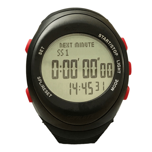 FASTIME RW3 CO-DRIVER WATCH - BLACK / RED BUTTONS