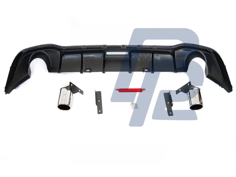 Rear Bumper – Diffuser Sport Style with LED Twin Outlet for VW Golf VIII 2019–2024 - 4
