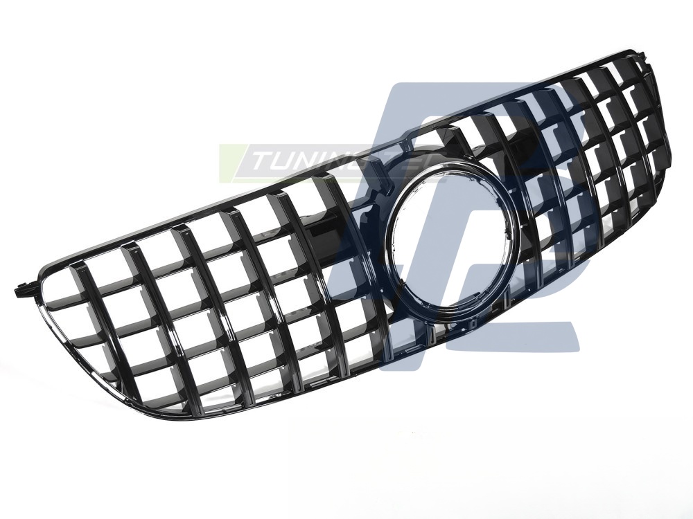 Grille Sport Gloss Black for Mercedes GLS X166 2015–2019 - 4