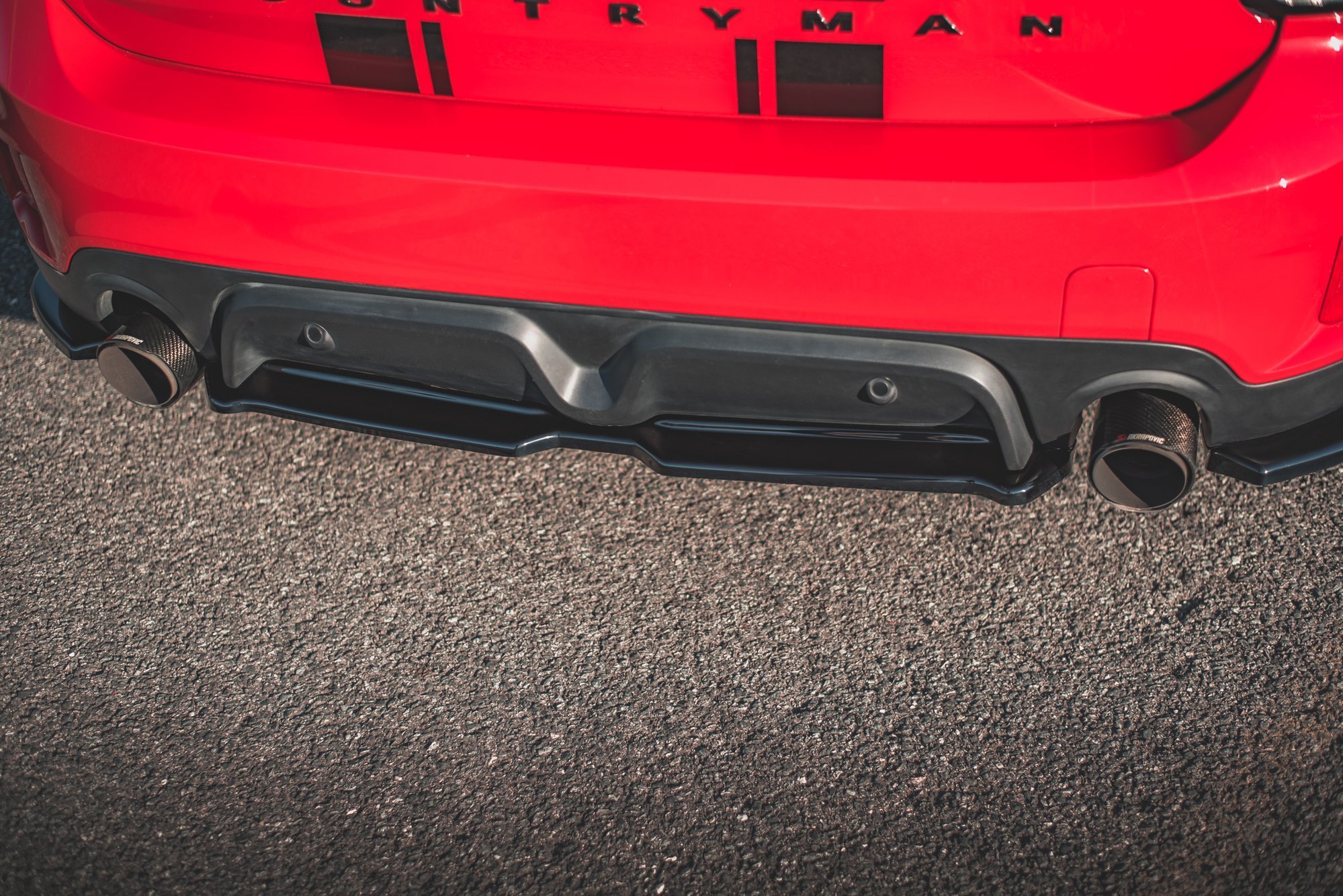 Central Rear Splitter Mini Countryman Mk2 F60 JCW - 5