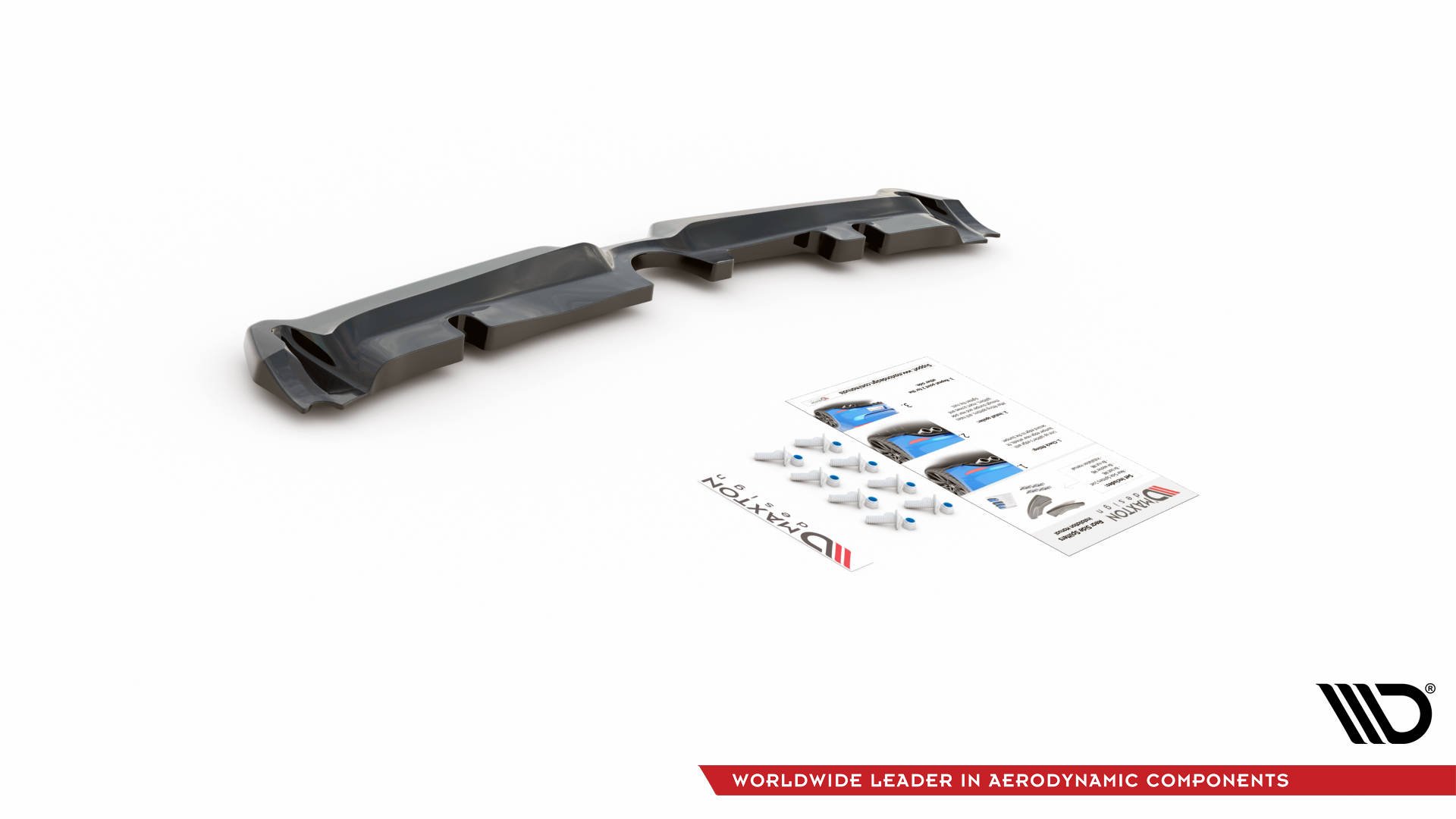 Central Rear Splitter Mini Countryman Mk2 F60 JCW - 7